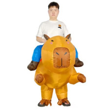 Riding Capybara Inflatable Costume - Riding Capybara Cosplay