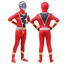 Dino Fury Rangers T-Rex Fury Red Ranger Costume - Bodysuit Mask Red Dino Fury Ranger Cosplay