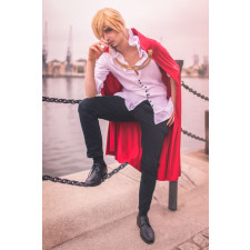 One Piece Sanji Costume - Reunion After Two Years Sanji Cosplay