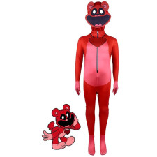 Poppy Playtime BearHug Costume - Bodysuit Mask Bearhug Cosplay