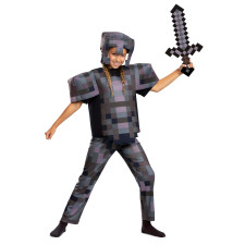 Minecraft Netherite Armor Costume - Kids Netherite Armor Cosplay