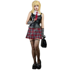 Death Note Misa Amane Costume - Black Top Skirt Accessories Full Set Misa Amane Cosplay