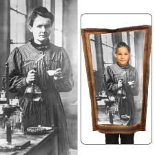 Kids Marie Curie Painting Costume - Marie Curie Painting Cosplay