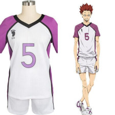 Haikyuu Satori Tendo Costume - Purple Jersey Satori Tendo Cosplay