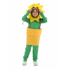 Kids Sunflower Costume - Sunflower With Pot Cosplay