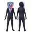 Skibidi Toilet Camera Man Costume - Suit Mask Set Camera Man Cosplay