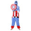 Marvel Captain America Costume - Onesie Jumpsuit Captain America Cosplay