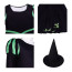 Wicked Elphaba Thropp Wicked Witch of the West Costume - Black Dress Hat Set Elphaba Thropp Cosplay