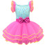 Girls Fancy Nancy Costume - Mint And Pink Dress Fancy Nancy Cosplay