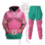 Saint Seiya Knights Of The Zodiac Andromeda Shun Costume - Hoodie Sweatpants Andromeda Shun Cosplay