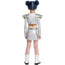 Girls KPop Demon Hunters Zoey Stage Costume - Shiny White Skirt Top Full Set Kpop Zoey Cosplay