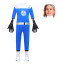 Girls The Fantastic Four: First Steps Invisible Woman Costume - Bodysuit Mask Susan Storm Cosplay