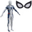 Your Friendly Neighborhood Spider-Man The Oscorp Suit Costume - White Bue Bodysuit Mask Spider Man Cosplay
