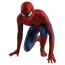 The Amazing Spider-Man Spiderman Costume - Fullsuit Minimalist Back Logo Spiderman Cosplay