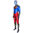 Teen Titans Superboy Kon-El Conner Costume - Black Shoulder Bodysuit Superboy Cosplay