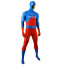 Justice League The Atom Ray Palmer Costume - Blue Red Bodysuit Atom Cosplay