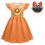 Girls Poppy Playtime CatNap Costume - Orange Dress Mask CatNap Cosplay