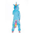 Kids Blue Rainbow Tail Unicorn Costume - Onesie Jumpsuit Blue Rainbow Tail Unicorn Cosplay
