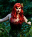 DC Poison Ivy Wig - Long Red Wavy Wig Poison Ivy Cosplay Costume