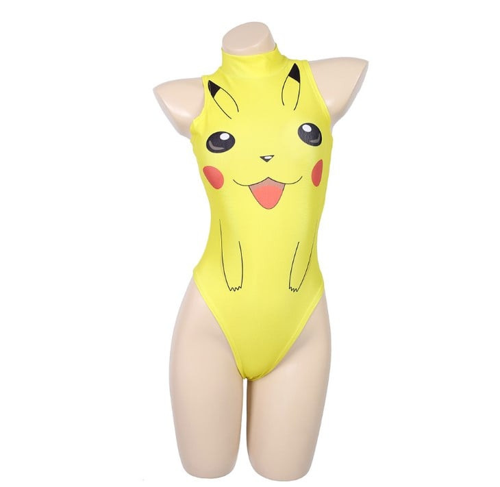 Sexy Pikachu Womens One Piece Bikini Swimsuit