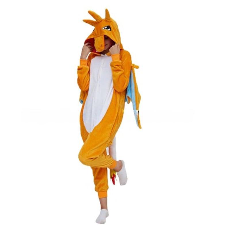 Pokemon Charizard Costume - Onesie Jumpsuit Charizard Cosplay