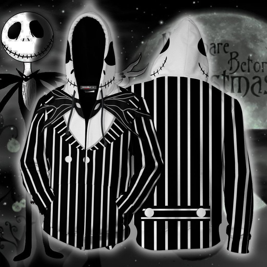 The Nightmare Before Christmas Jack Skellington Costume - Hoodie Jack Skellington Cosplay