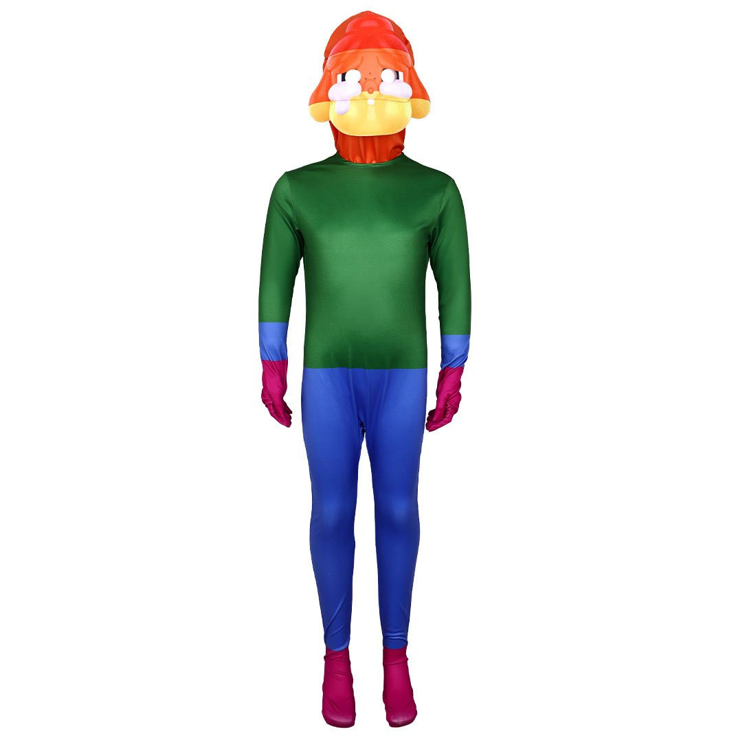 Pop Mart Crybaby Costume - Bodysuit Mask Crybaby Cosplay