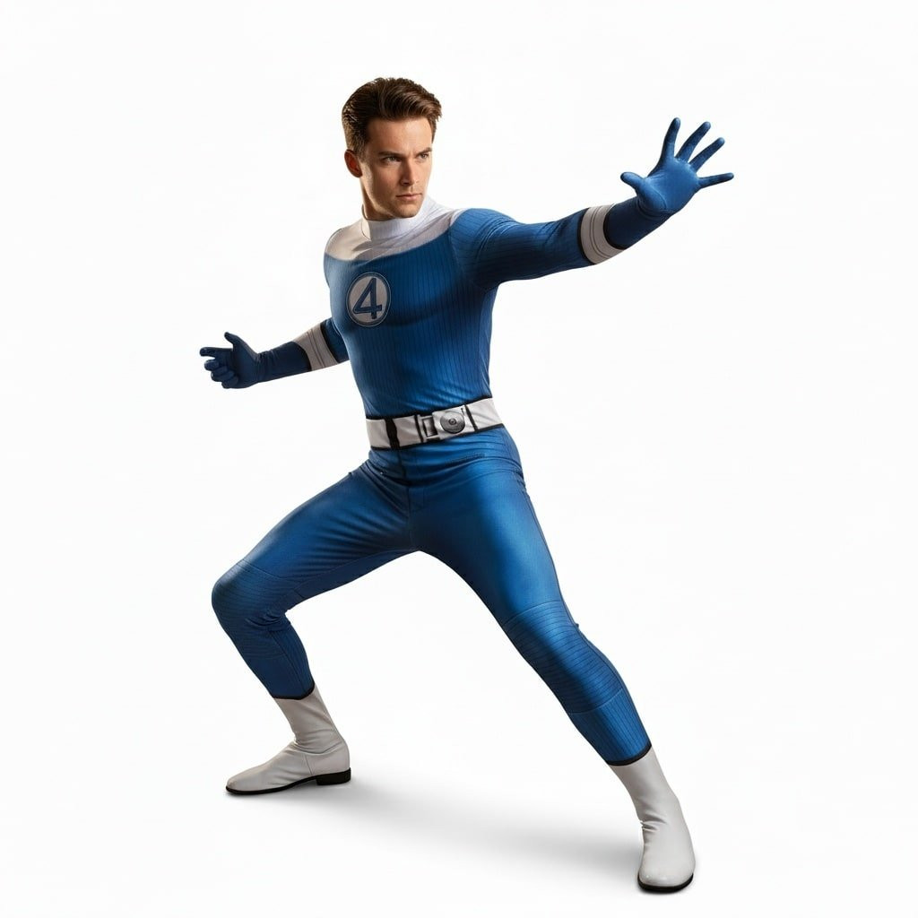 The Fantastic Four: First Steps Johnny Storm Costume - Bodysuit Human Torch Cosplay