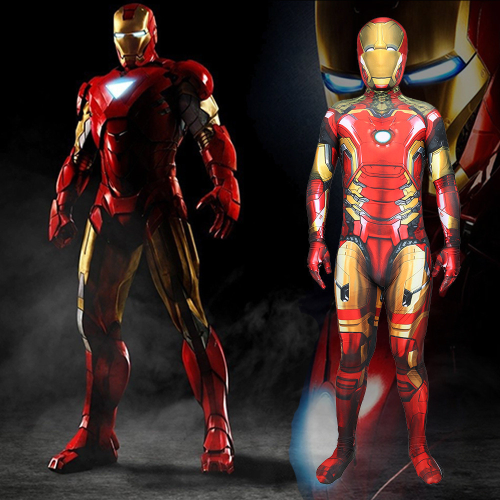 Iron Man Costume - Mark 43 Armor Bodysuit Iron Man Cosplay