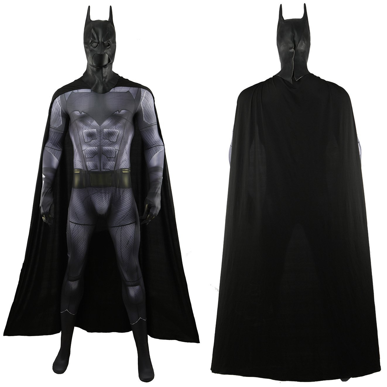Justice League Batman Costume - Bodysuit Cape Set Batman Cosplay