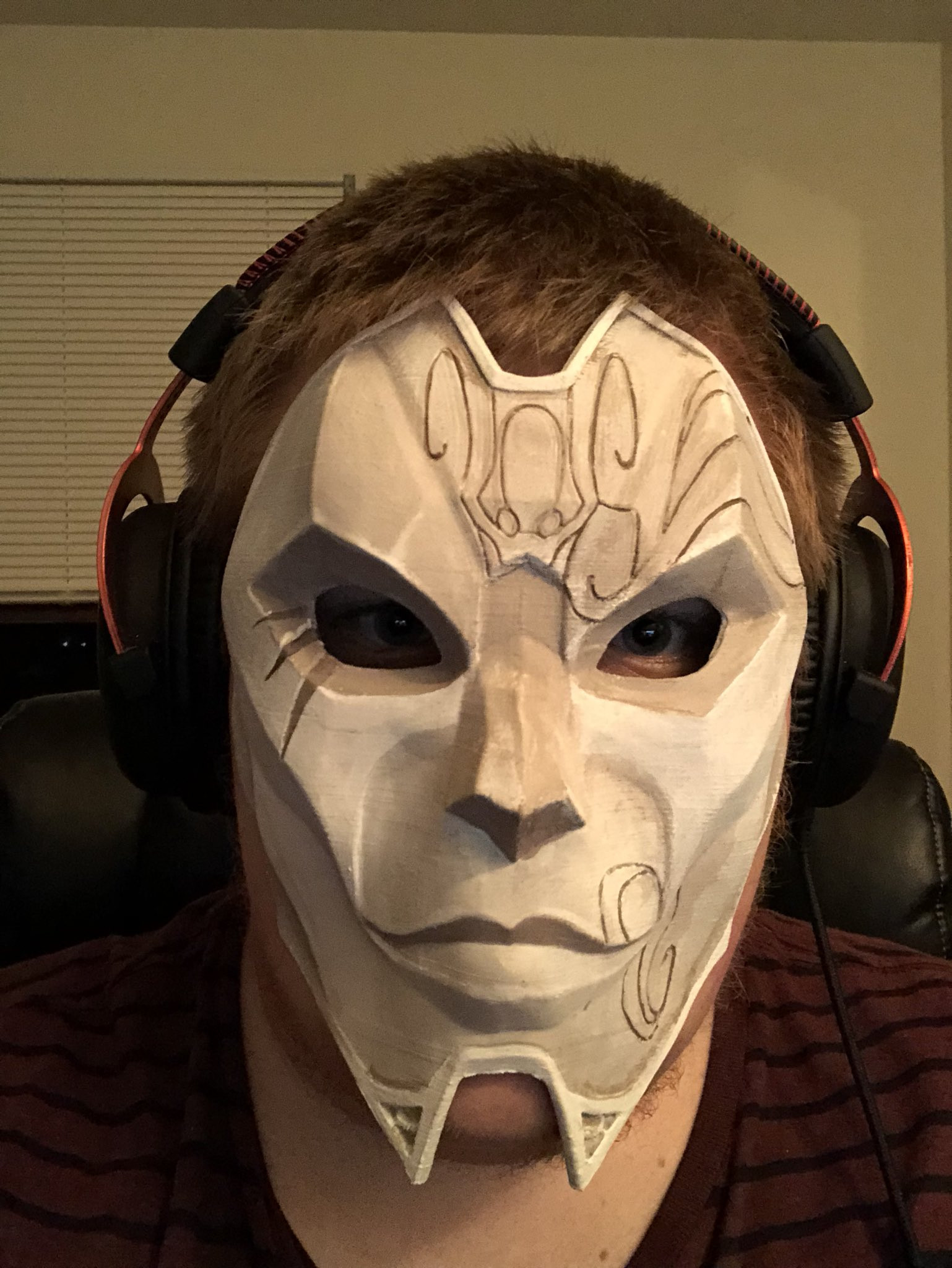 League Of Legends Khada Jhin Mask - Khada Jhin Cosplay Costume Mask