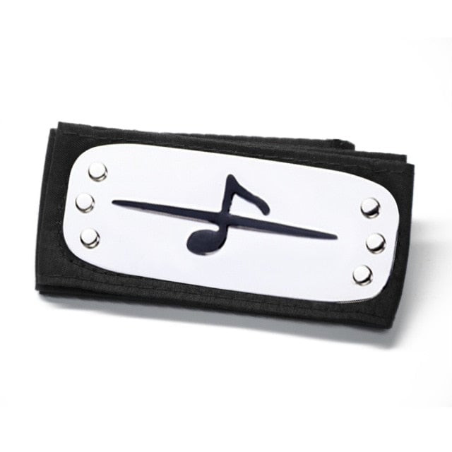 Akatsuki Otogakure Hidden Sound Village Headband From Naruto Cosplay Costume Prop