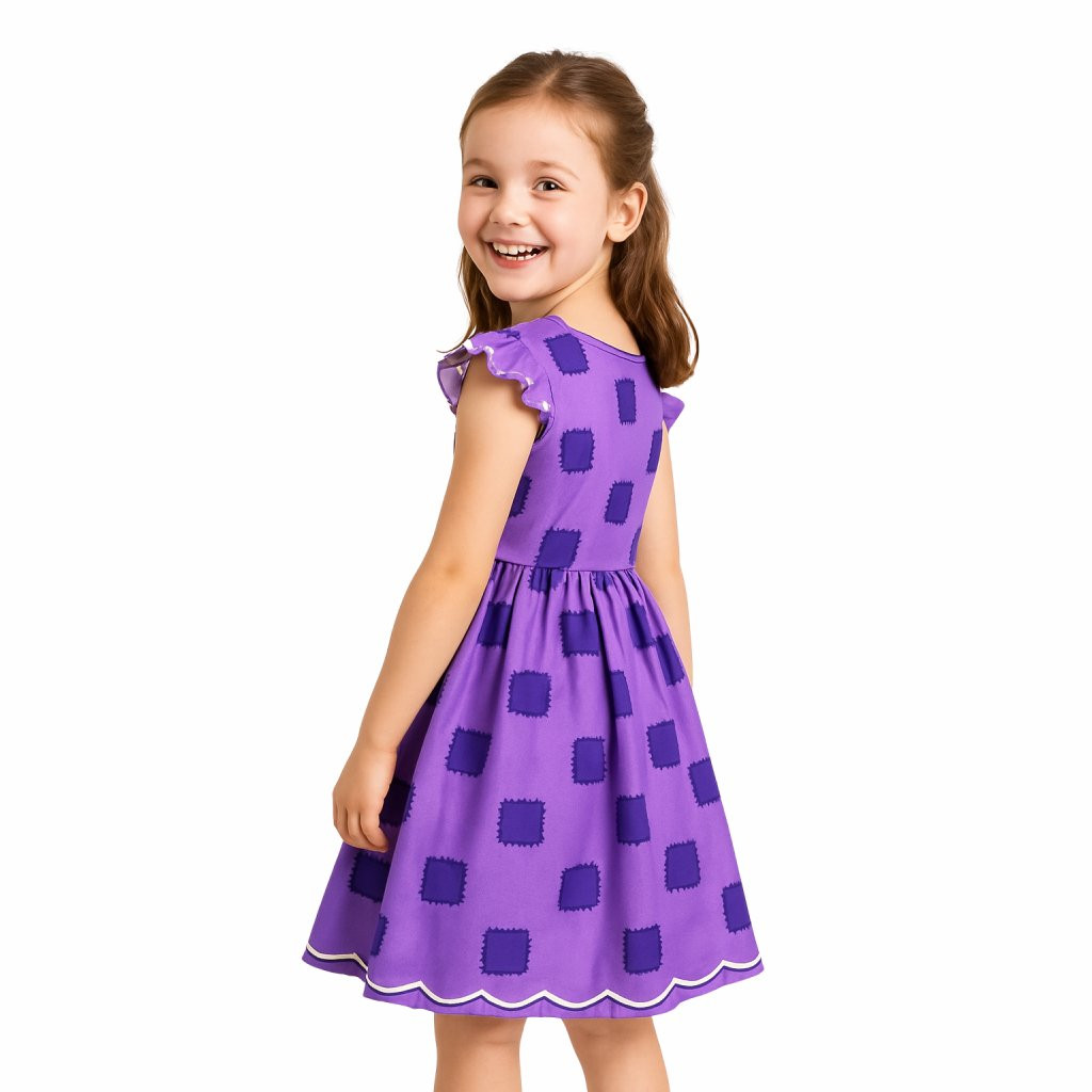 The Amazing Digital Circus Ragatha Costume - Purple Dress Ragatha Cosplay