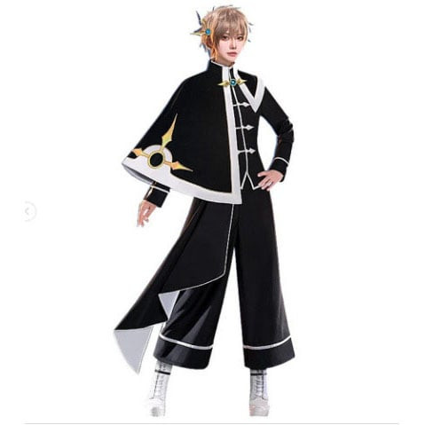 Cardcaptor Sakura Syaoran Li Deluxe Costume - Black Final Battle Dress Syaoran Li Cosplay