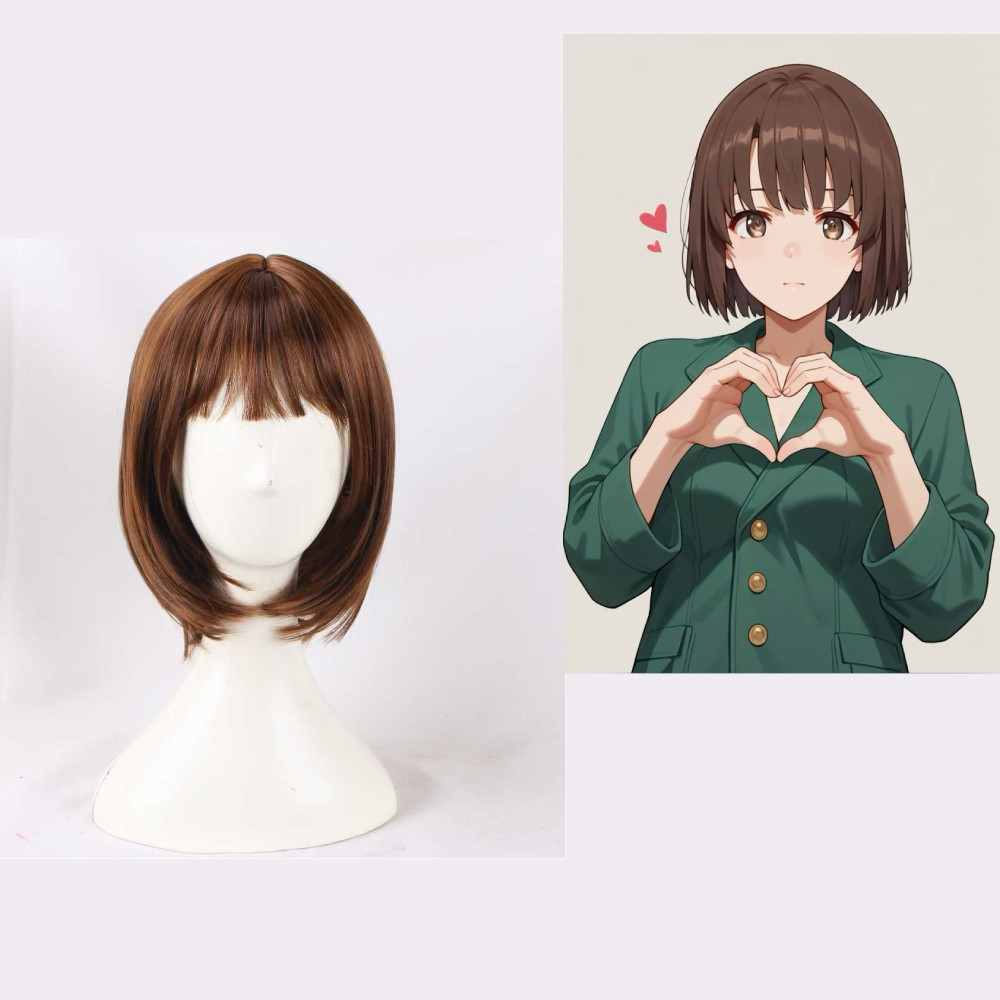 Saekano: How To Raise A Boring Girlfriend Megumi Kato Wig - Megumi Kato Costume Wig Prop