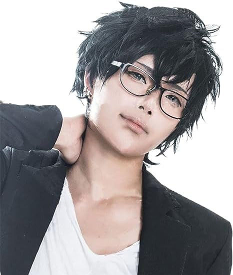 Persona 5 Joker Ren Amamiya Wig - Joker Ren Amamiya Cosplay Costume Wig Prop