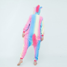 Kids Pastel Tie Dye Unicorn Costume - Onesie Jumpsuit Pastel Tie Dye Unicorn Cosplay