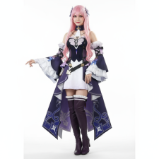 Honkai Star Rail Herta Costume - Purple White Dress Herta Cosplay