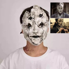 Black Myth: Wukong Mi Dao Ren Mask - Mi Dao Ren Stone Warrior Cosplay Costume Mask Prop