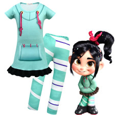 Girls Vanellope Wreck-It Ralph Costume