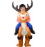 Kids Inflatable Reindeer Riding Costume
