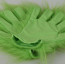 Grinch Gloves Hands Costume