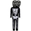 Kids Two Headed Skeleton Costume - Bodysuit Mask White Skeleton Cosplay