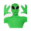 Alien Costume - Green Bodysuit Alien Cosplay