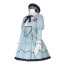 Vtuber Amamiya Kokoro Costume - Blue Dress Hat Set Amamiya Kokoro Cosplay