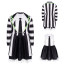Women Beetlejuice Costume - Striped Dress Set Beetlejuice Cosplay