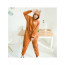 Kids LINE Brown Bear Costume - Onesie Jumpsuit Brown Cosplay