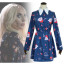 Joker Folie A Deux Lady Gaga Harley Quinn Costume - Blue Dress Lady Gaga Harley Quinn Cosplay