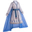 Boys Wish Movie King Magnifico Costume - White Blue Robe Cape Set King Magnifico Cosplay