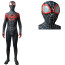 Spider-Man Across the Spider-Verse Miles Morales Costume - Red Black Bodyuit Miles Morales Cosplay